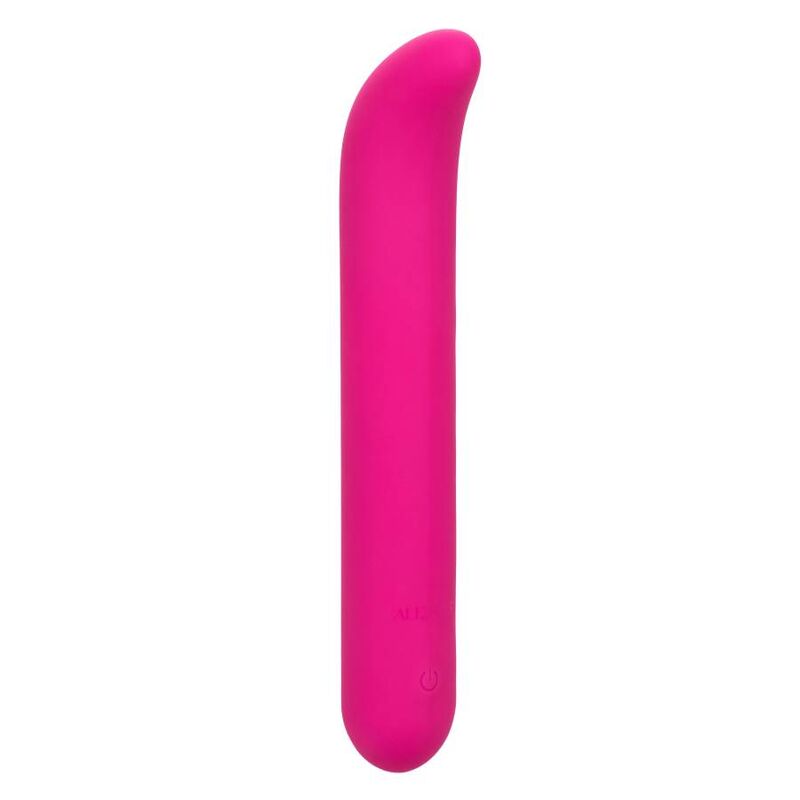 CalExotics Bliss G-spot Vibe offers 10 powerful speeds, curved soft tip, liquid silicone design, USB recharge, and memory chip for ultimate internal pleasure.9