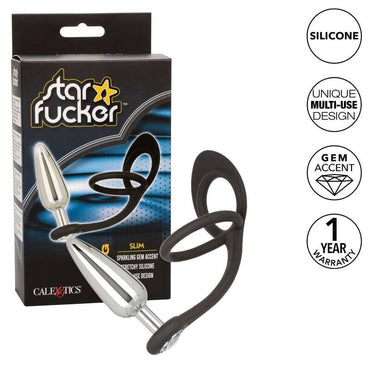 Star Fucker Slim Plug with Silicone and Metal Probe – Sex Toys – product photo 2