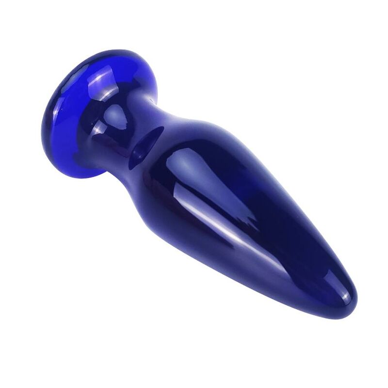 DelighToys - The Shining Vibrating Glass Anal Plug