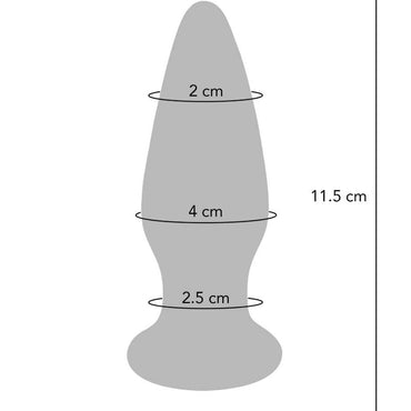 DelighToys - The Shining Vibrating Glass Anal Plug