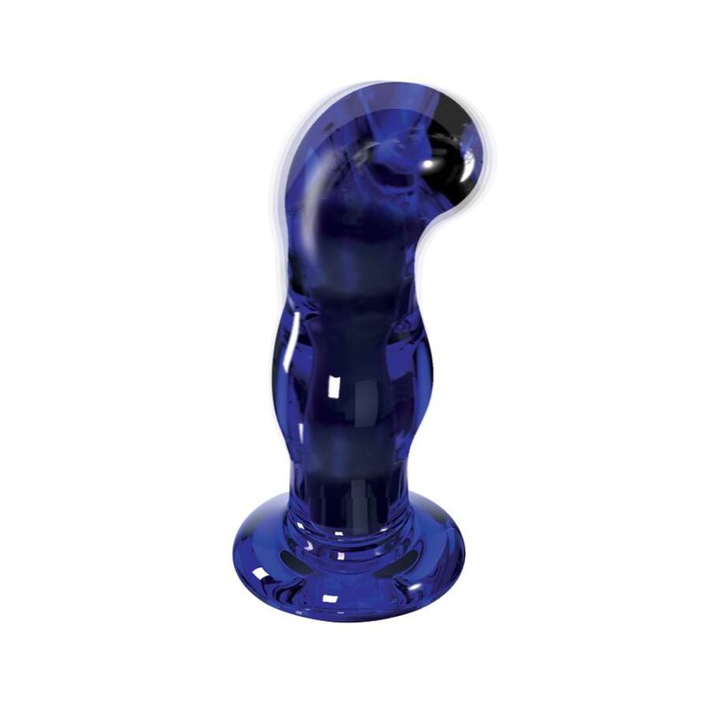 DelighToys - The Gleaming Vibrating Glass Anal Plug by Toyjoy