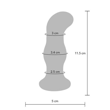 DelighToys - The Gleaming Vibrating Glass Anal Plug by Toyjoy