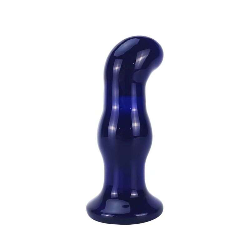 DelighToys - The Gleaming Vibrating Glass Anal Plug by Toyjoy