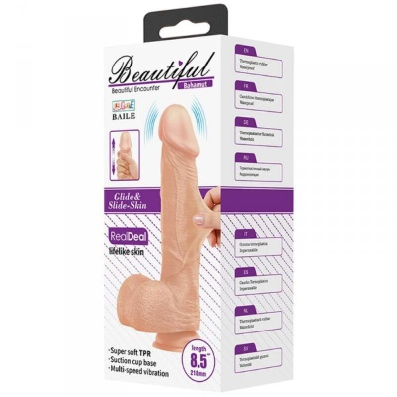 Baile Zebulon Vibration Dildo offers lifelike TPR feel, suction base, adjustable vibration, and multiple sizes for hands-free, body-safe pleasure anytime.17