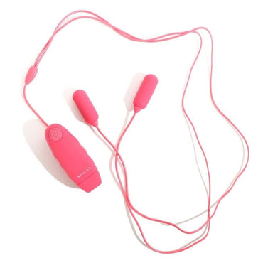 Double the pleasure with B Swish Bnear Classic Pastel. Two waterproof bullets, wired remote, multiple speeds, and body-safe design for solo or couples play.2