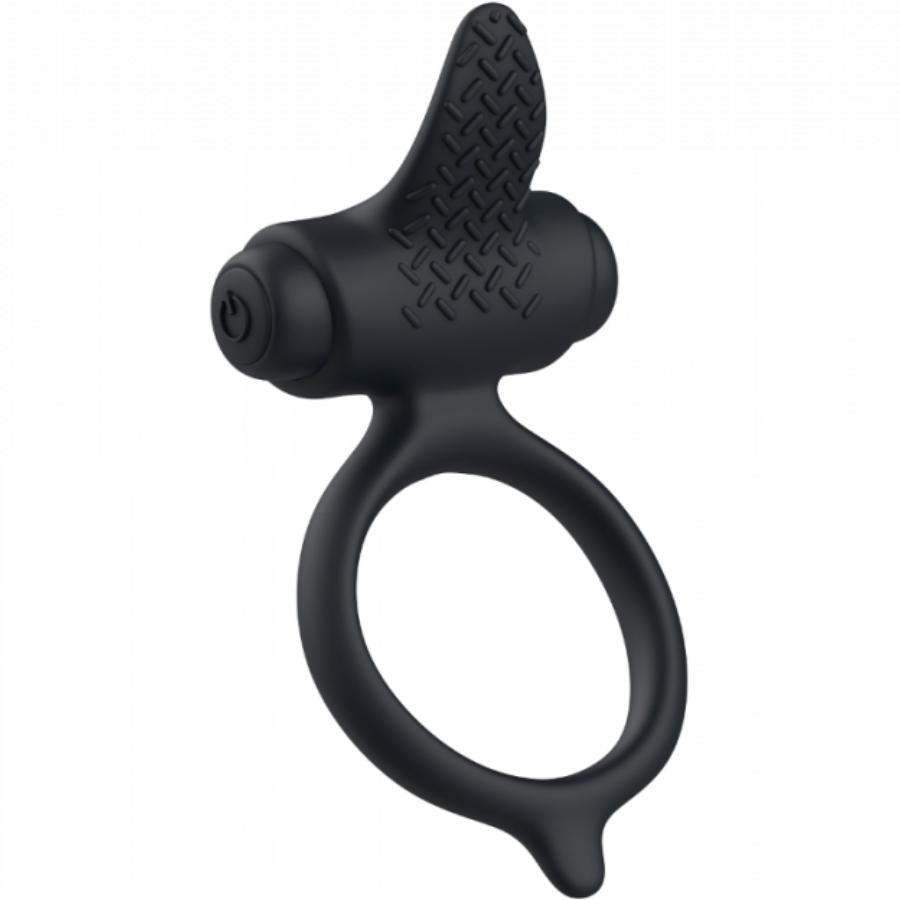 B Swish Bcharmed Vibrator Ring offers 5 vibration functions, silky silicone, and water resistance. Enhances erection, delays ejaculation, and excites both partners.2