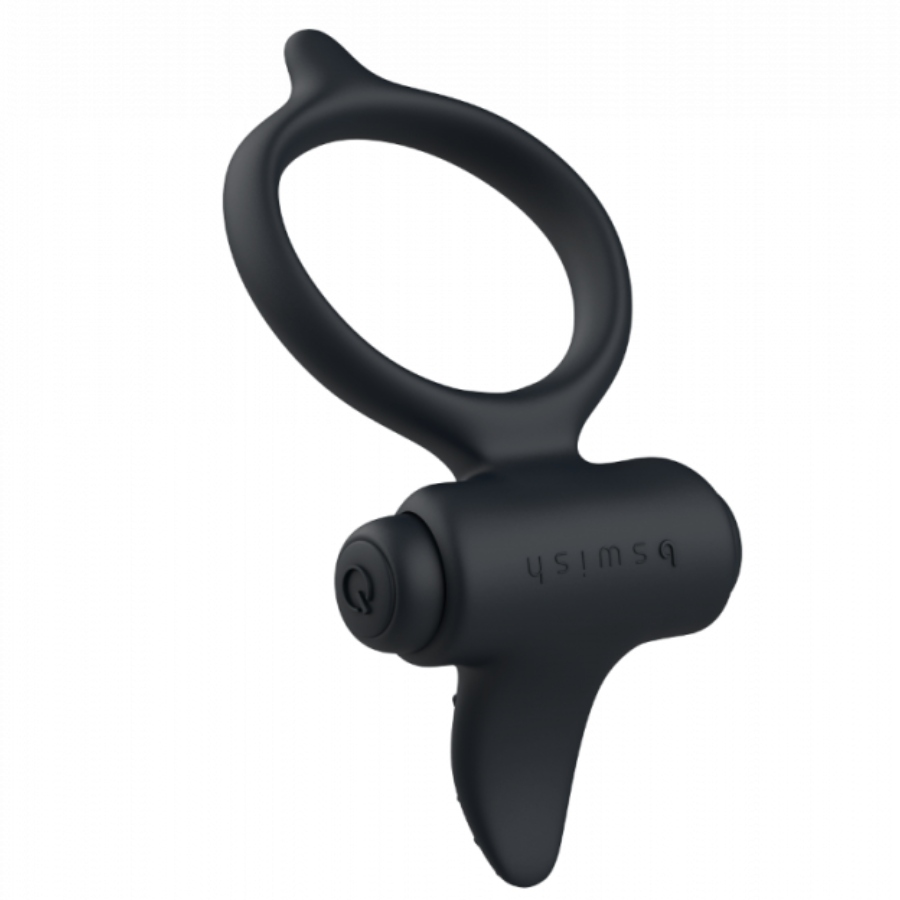 B Swish Bcharmed Vibrator Ring offers 5 vibration functions, silky silicone, and water resistance. Enhances erection, delays ejaculation, and excites both partners.5