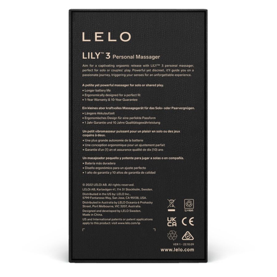Lelo - Lily 3 Personal Massager - Purple