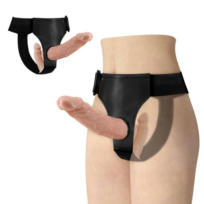 BAILE - Ultra Passionate Double – Ended Dildo Adjustable Harness by