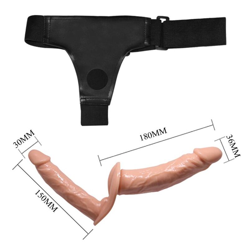 BAILE - Ultra Passionate Double – Ended Dildo Adjustable Harness by