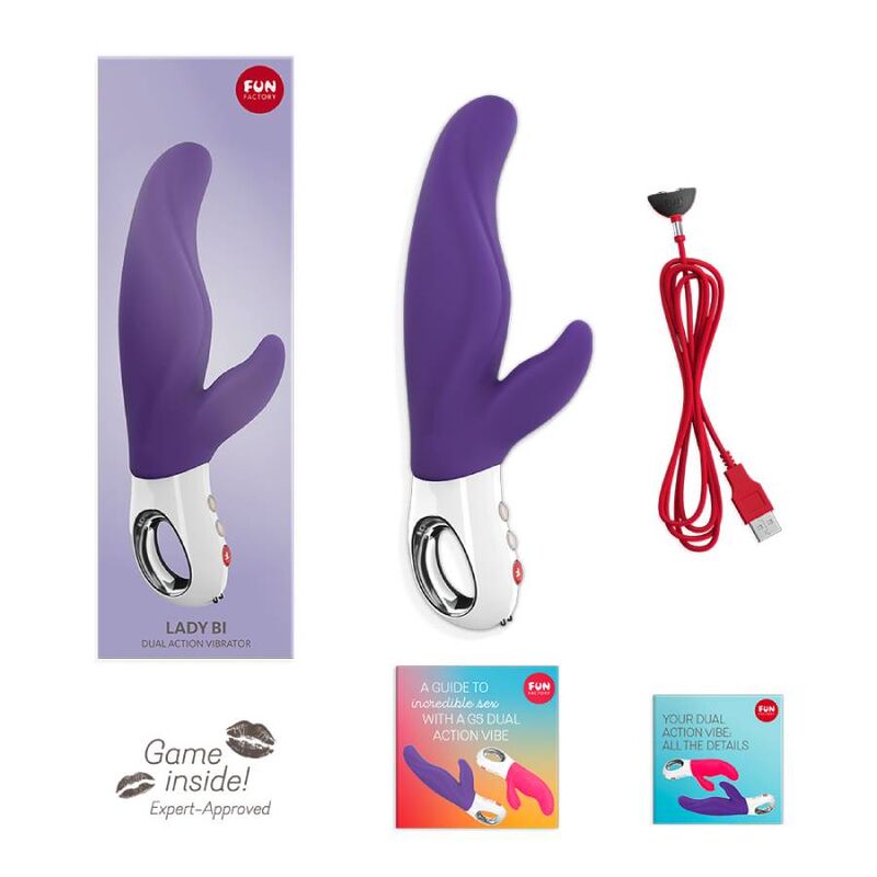 Fun Factory - Lady Bi Dual Vibrator Violet