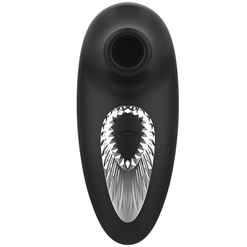 Experience intense clitoral stimulation with the Black Silver Drake Clitoral Suction Stimulator. 10 suction modes, ergonomic design, waterproof, and USB rechargeable.2