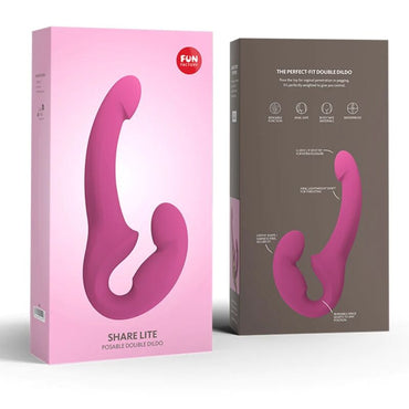 FUN FACTORY - DelighToys Fun Factory Share Lite Double Dildo Blackberry