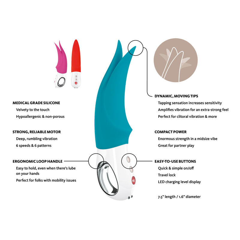 FUN FACTORY - Volta G5 Clitoral Vibrator Petrol by DelighToys
