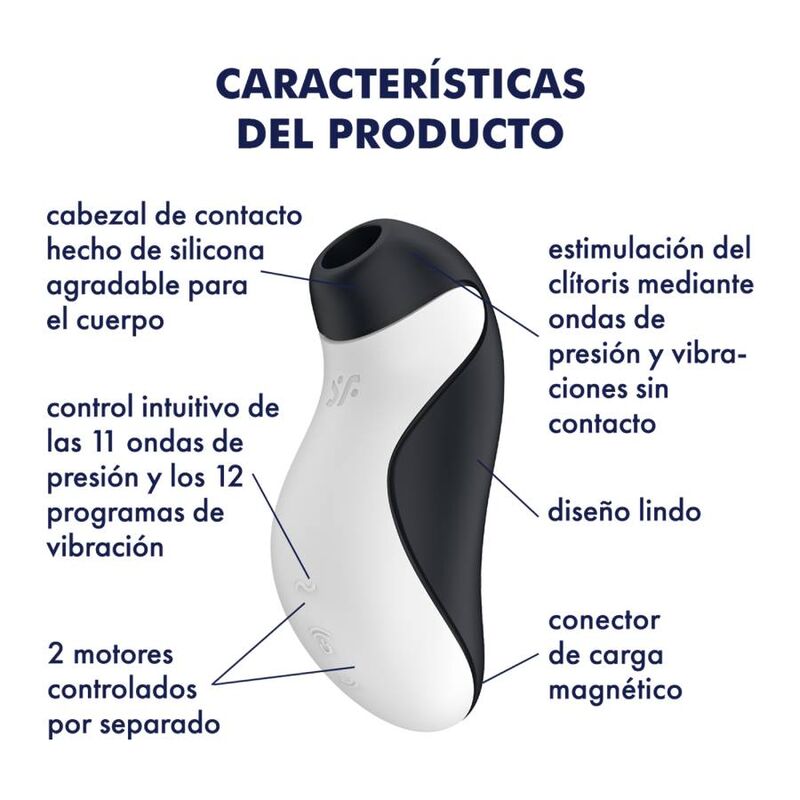 SATISFYER - DelighToys Orca Air Pulse Stimulator Vibration