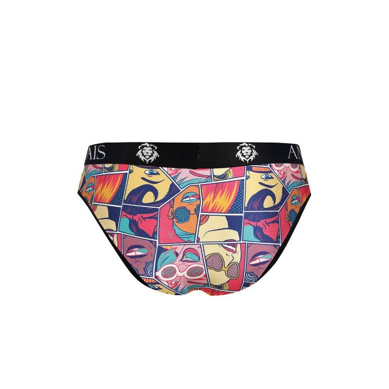 Anais Men Comics Slip Brief soft modal men's slip underwear with bold comic print4