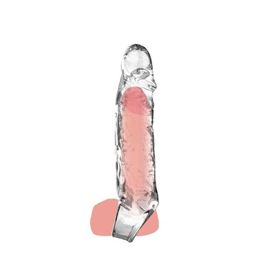 Get Real Extension Sleeve Medium – Soft Stretchy TPE – Penis Extenders, Enlargers & Sleeves – product photo 2