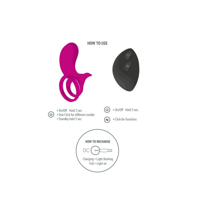 XOCOON - Couples Stimulator Ring – Fuchsia by DelighToys
