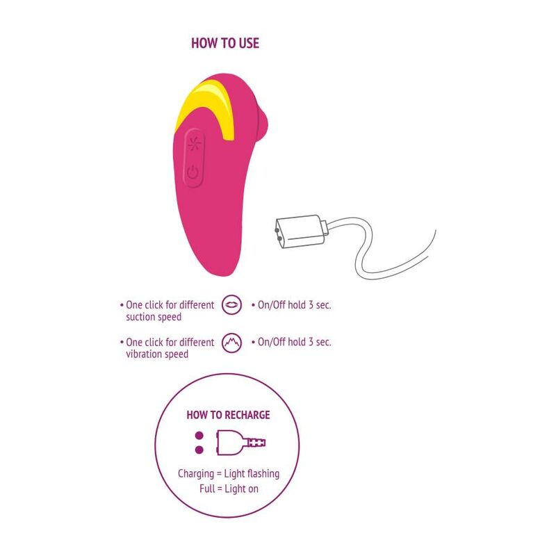 XOCOON - Infinite Love Stimulator Fuchsia by DelighToys