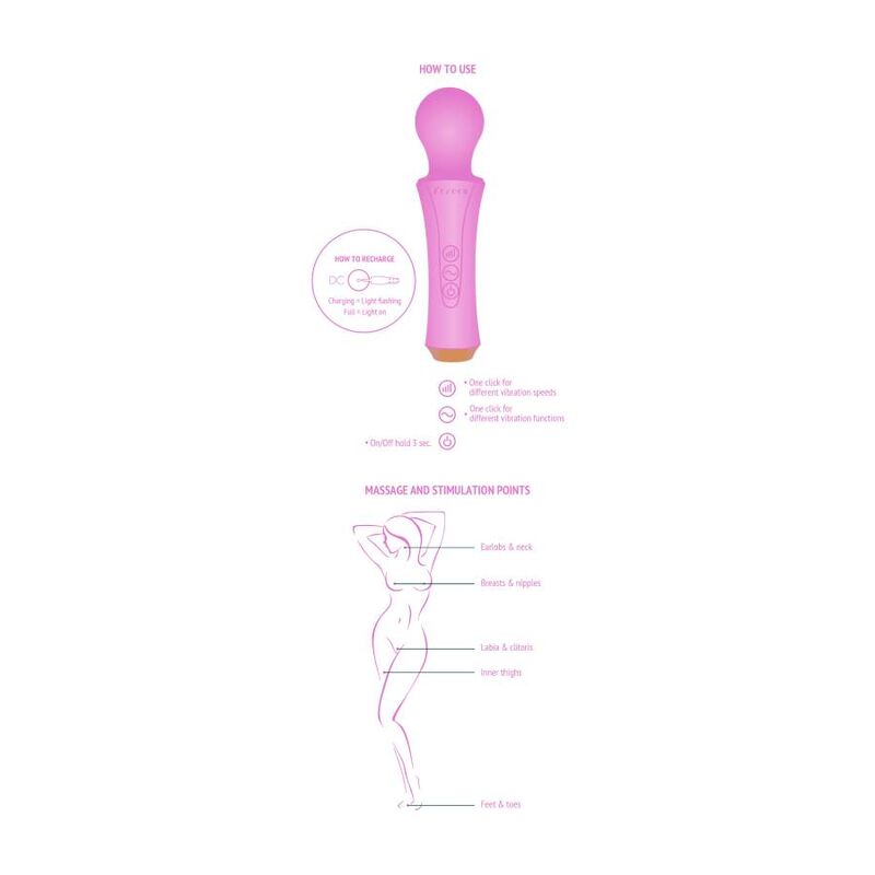 XOCOON - Personal Wand Fuchsia by DelighToys