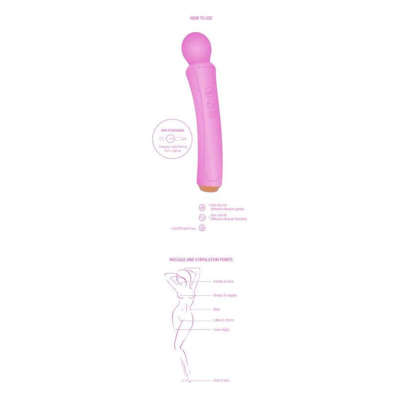 XOCOON - Curved Wand Fuchsia by DelighToys