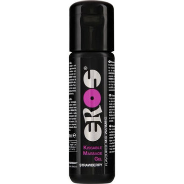 Eros - Kissable Massage Gel Warming Strawberry 100 Ml