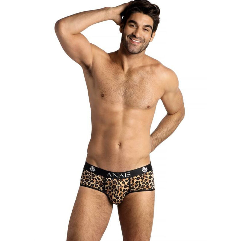 Anais Men Mercury Brief soft microfiber men's briefs with bold animal print