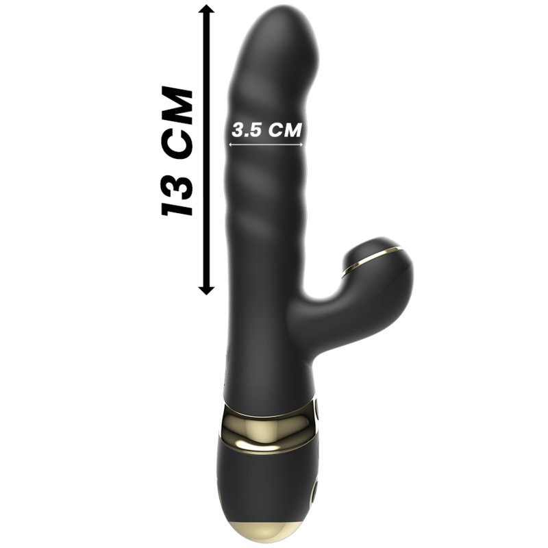 IBIZA - Up & Down Vibrator with Clitoral Suction by DelighToys