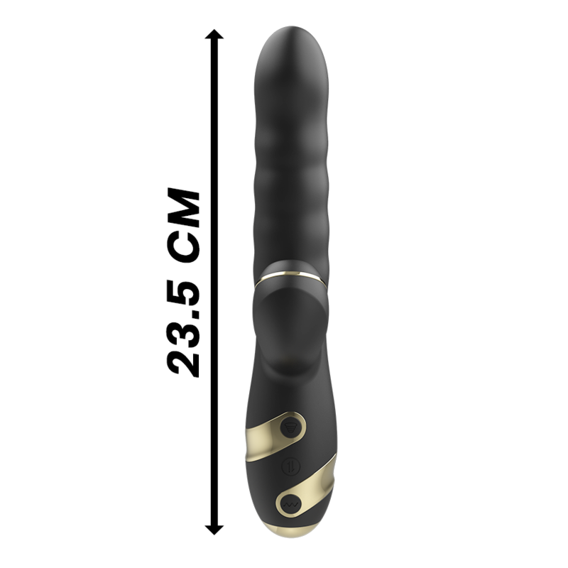 IBIZA - Up & Down Vibrator with Clitoral Suction by DelighToys