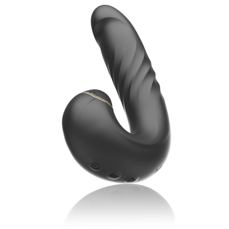 IBIZA - Up & Down Vibrator with Clitoral Stimulator by DelighToys