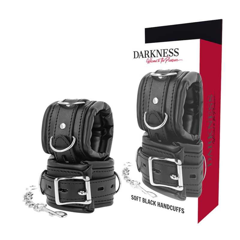 DARKNESS - Padded BDSM Handcuffs by DelighToys