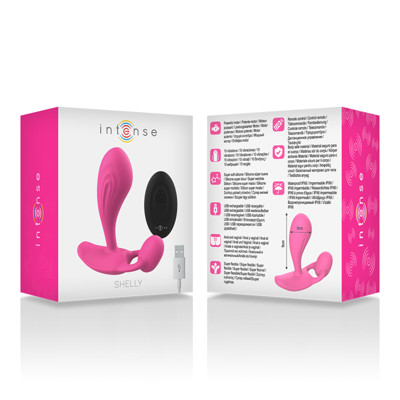 Intense - Shelly Plug Anal Remote Control Pink