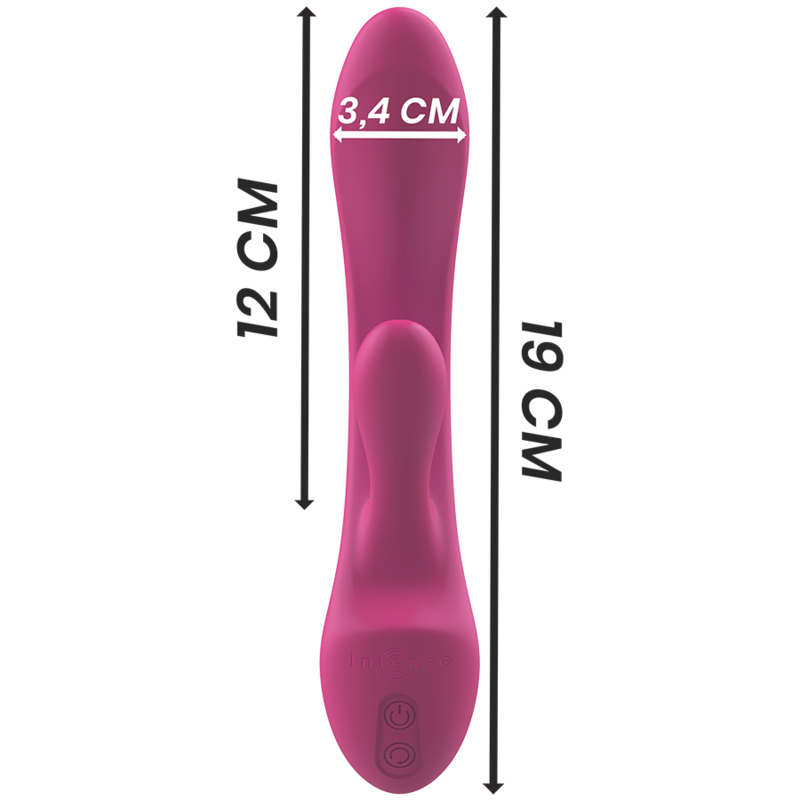 Intense - Luigi Rabbit Vibrator Pink Liquid Silicone