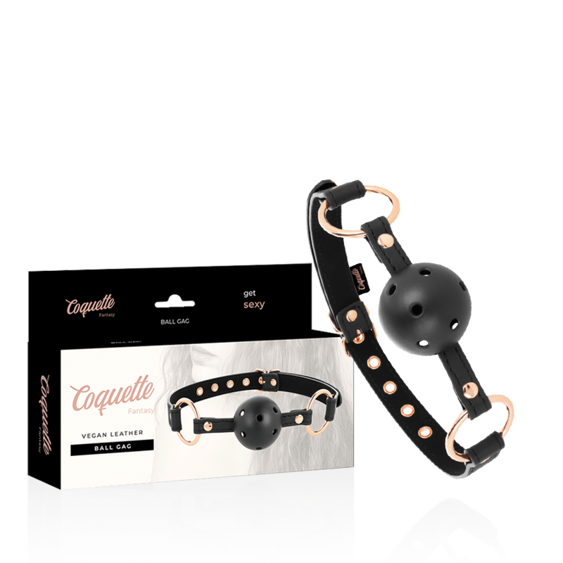 COQUETTE CHIC DESIRE - Breathable Vegan Leather Gag by DelighToys