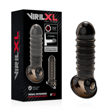 Virilxl - Penis Extension And Sheath V15 Black