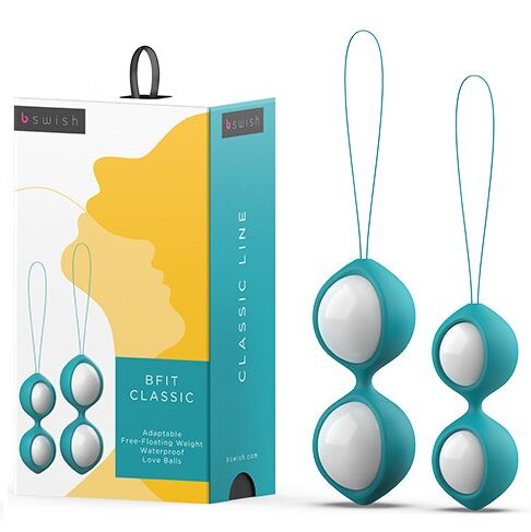 Enhance pleasure and pelvic strength with B Swish Bfit Classic Love Balls. Customizable weights (28g-76g), body-safe silicone, waterproof, and designed for progressive Kegel training.14