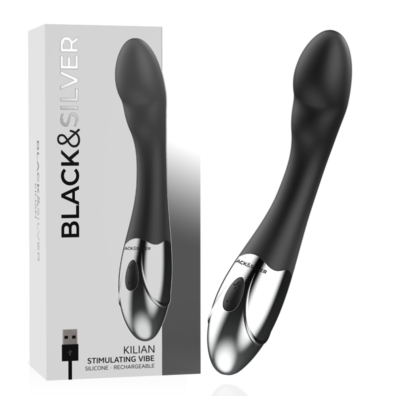 BLACK&SILVER - Kilian Stimulating Vibe by DelighToys