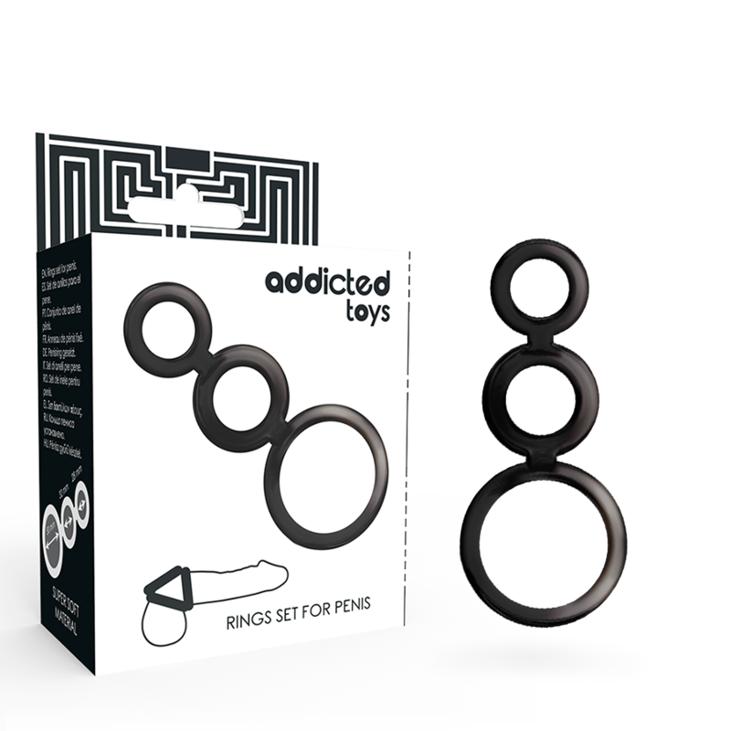 ADDICTED TOYS - DelighToys Addicted Rings Set – Smoked