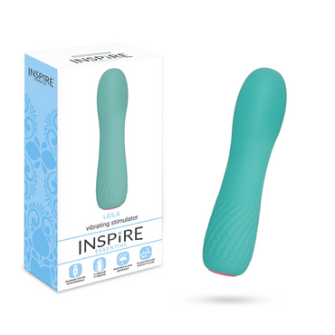 Inspire Essential Leila Rechargeable Silicone Vibrator – Vibrators – PURPLE – product photo 2