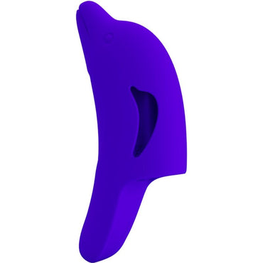Pretty Love Delphini 10-Function Silicone Finger Vibrator – Vibrators – PURPLE – product photo 2