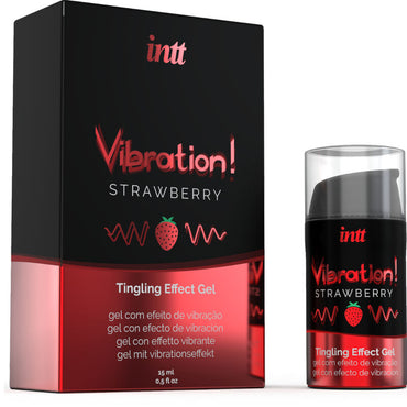 Intt Vibrating Stimulant Gel Strawberry Flavour 15 ml – Vibrators – product photo 2