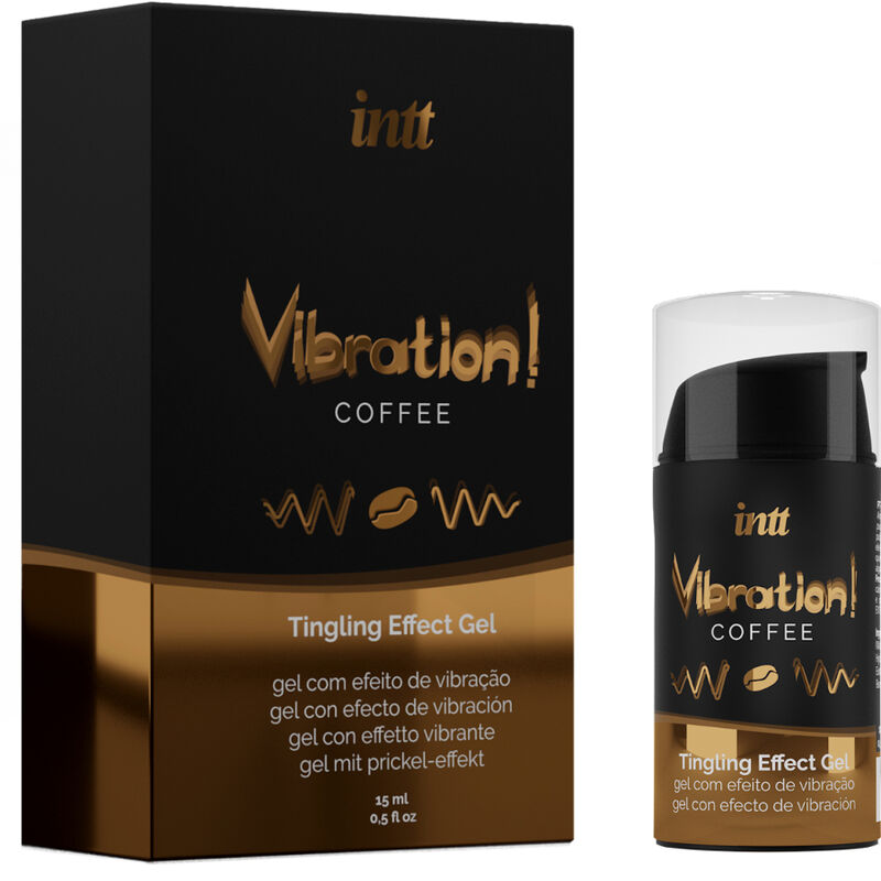 Intt - Powerful Intimate Stimulant Liquid Vibrating Gel Caf 15Ml