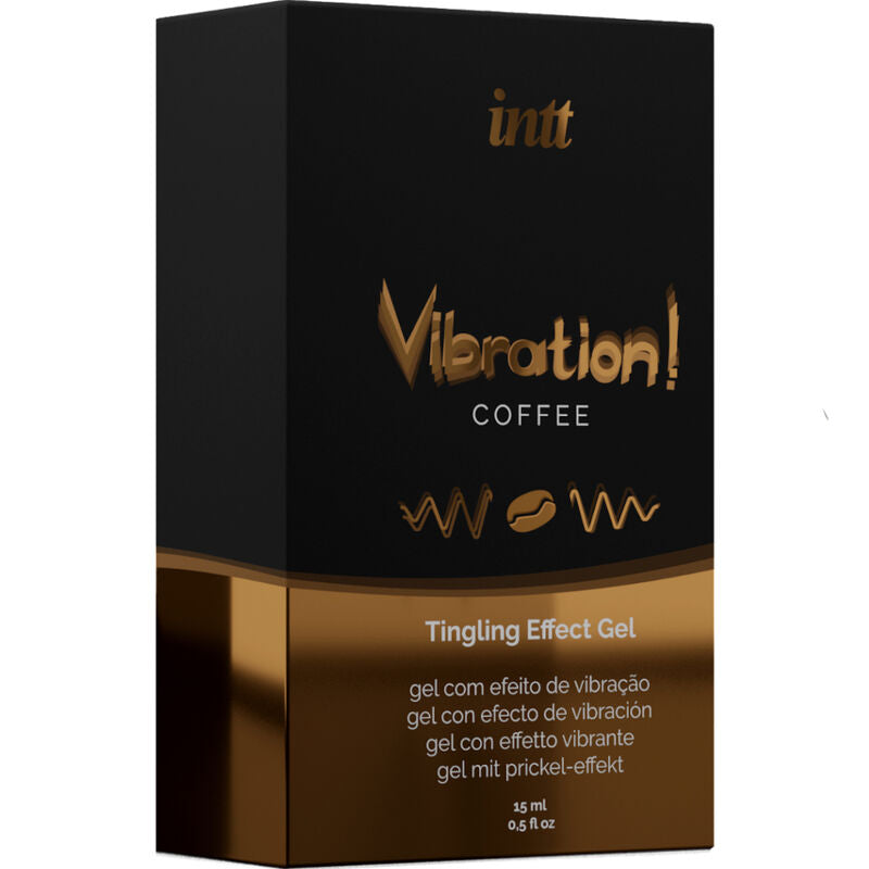 Intt - Powerful Intimate Stimulant Liquid Vibrating Gel Caf 15Ml