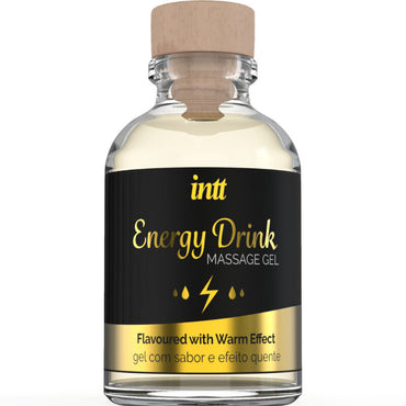 INTT - DelighToys Intt Massage Gel Flavored Energy Drink Aroma and Warming