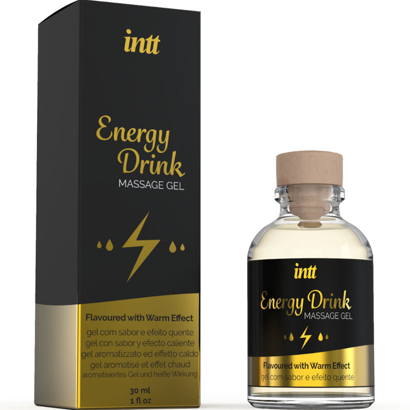 INTT - DelighToys Intt Massage Gel Flavored Energy Drink Aroma and Warming