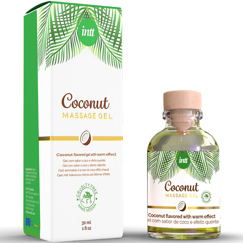INTT - Vegan Massage Gel Coconut Flavor and Warming Effect