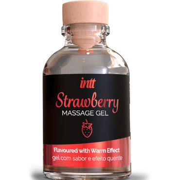INTT - DelighToys INTt Strawberry Massage Gel Warming Effect – 30 ml