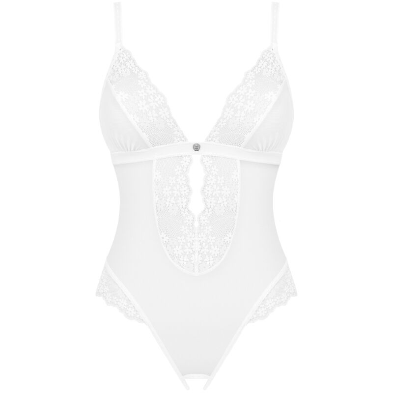 Obsessive - Heavenlly Crotchless Teddy M/L