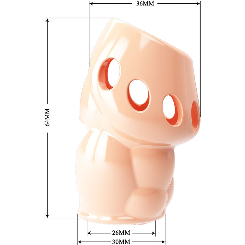 PRETTY LOVE - DelighToys Oscar Natural Penis Thicker Sleeve