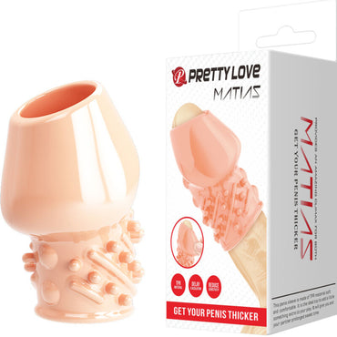 PRETTY LOVE - DelighToys – Matias Natural Penis Sleeve Enhanced Thickness
